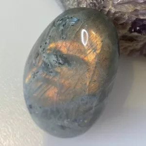 Labradorite orange crystal
