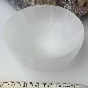 Selenite crystal bowl