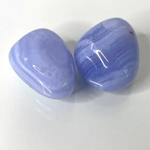Blue Lace Agate crystal tumble stones