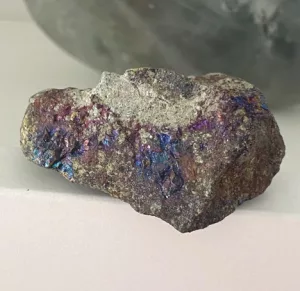 Peacock ore raw crystal