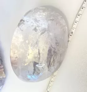 Quartz Large Window Crystal with rainbows