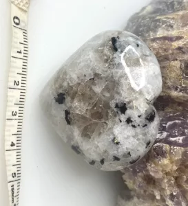 Rainbow Moonstone polished Heart crystal